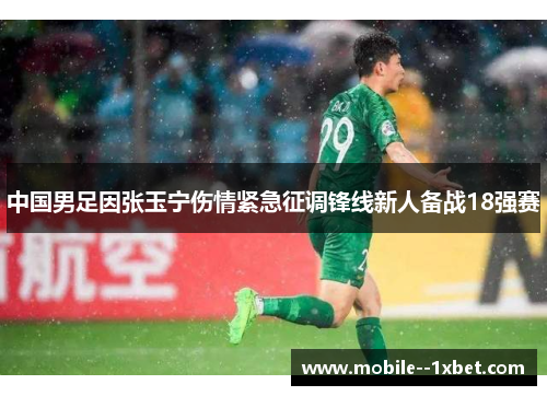 中国男足因张玉宁伤情紧急征调锋线新人备战18强赛