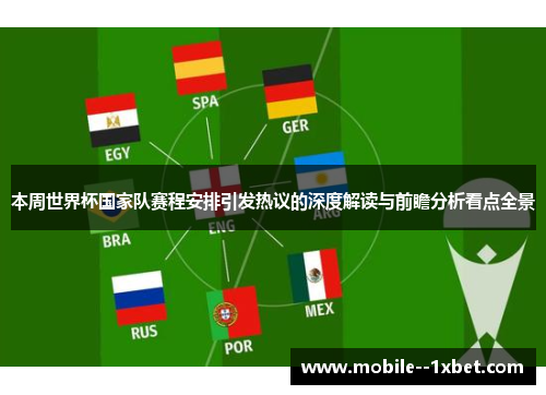 本周世界杯国家队赛程安排引发热议的深度解读与前瞻分析看点全景